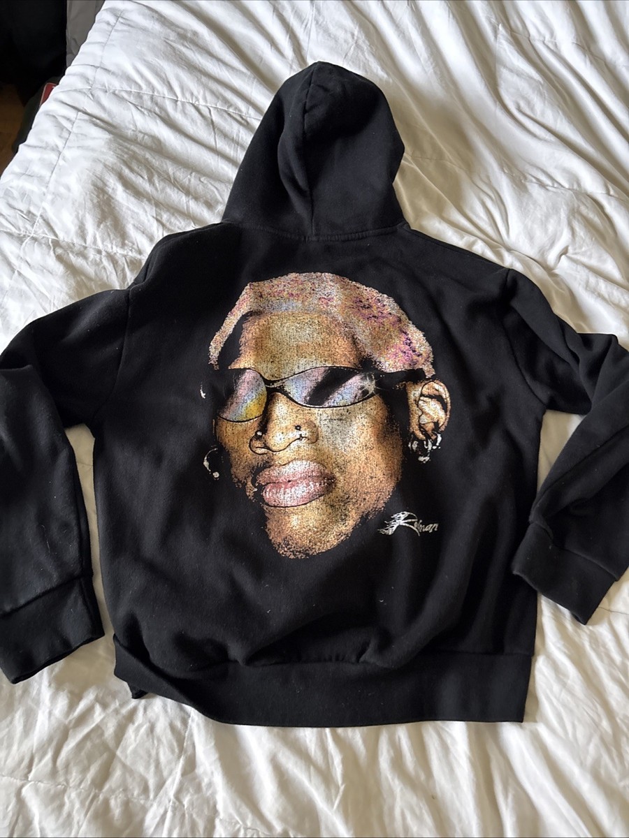 Dennis Rodman Hooded Sweatshirt Men’s Large The Rodman Apparel