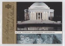 2004 Upper Deck History of United States The Thomas Jefferson Memorial 2t9