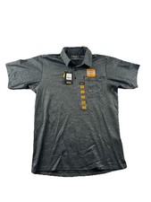 Ariat Rebar Foreman Shirt Mens Gray Short Sleeve Polo Pocket Work Mens Small NWT