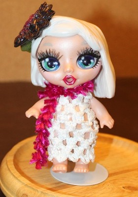 MGA Rainbow High Fantasy Friends Dahlia Noir Doll Series 2 w/Pacifier~Redressed