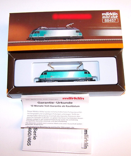 Märklin Mini Club 88457 Spur Z Serie 460/465 SBB CFF FFS E-Lok BN 460 083-9 OVP