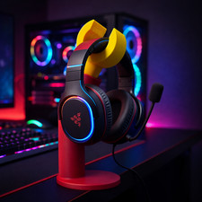 Modern Gaming Headset Stand  Desk Headphone Holder  Gamer PC Setup Accessory