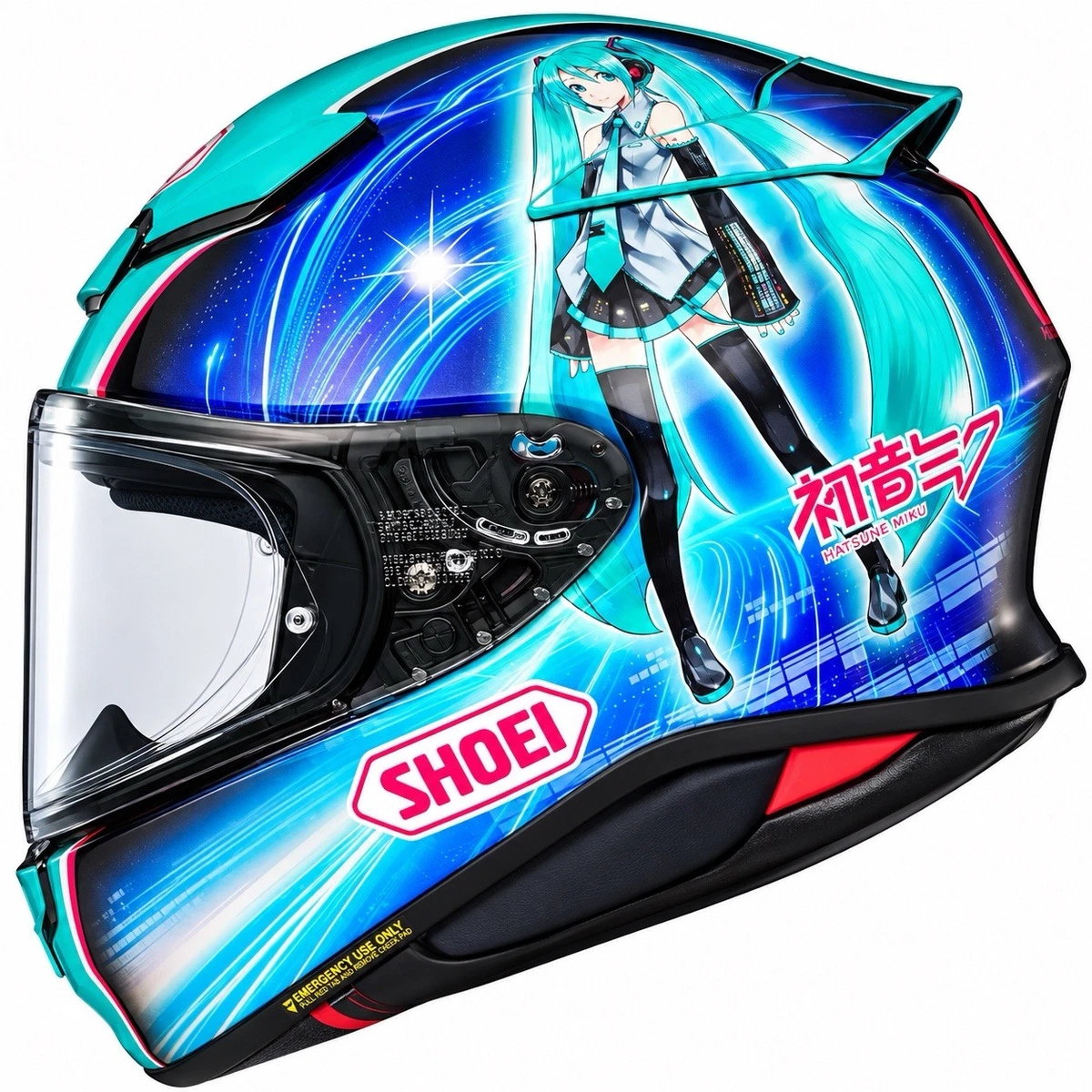 SHOEI Motocross/Enduro Blue Motorcycle & Powersports Helmets for