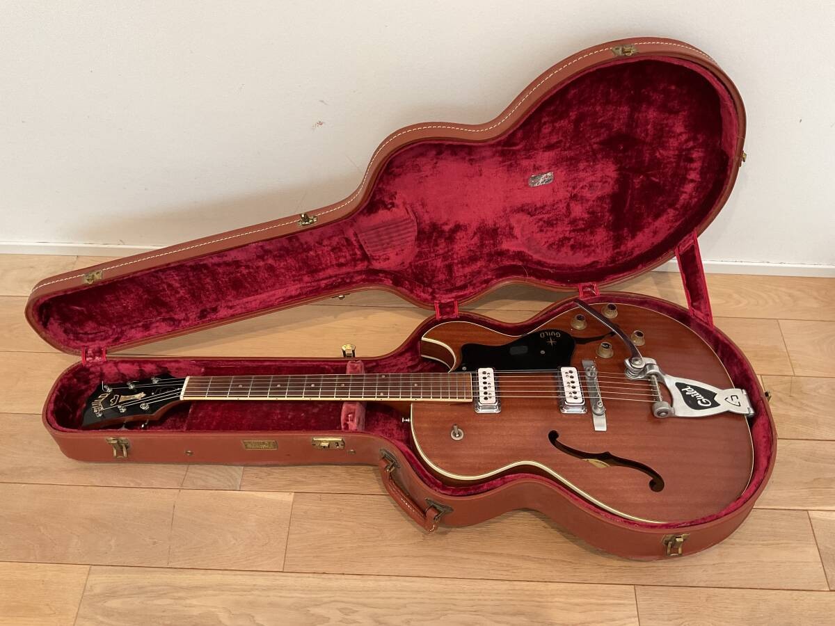 Acoustic Electric Guitar Guild Starfire III 1962 Refinished