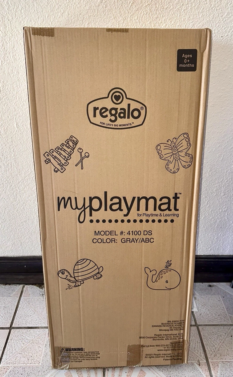 Regalo 77"x71" Extra Large Alphabet Play Mat for Babies and Toddlers, Alphabet
Opens in a new window