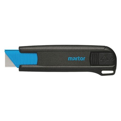 MARTOR  Safety Knife,1-17/32'',Black/Blue 147T38