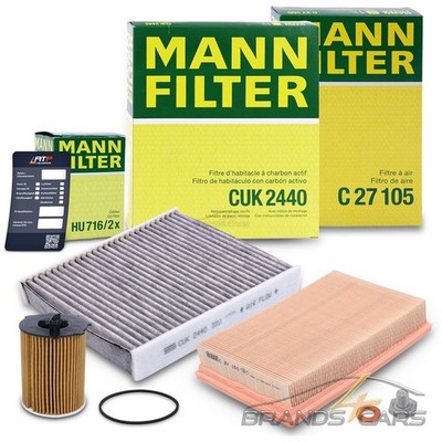 MANN-FILTER INSPEKTIONSPAKET FILTERSATZ A FÜR VOLVO C30 S40 2 V50 1.6 D BJ 05-07