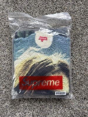 Supreme Kurt Cobain Sweater SS23 XL Red/White Knit Cobain Box Logo Brand New