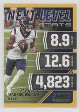 2021 Score Next Level Stats Gold Deshaun Watson #NL8 6ks