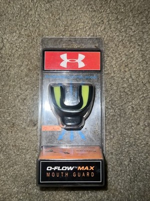 Under Armour O-Flow Max Mouth Guard/ Ortho Black One Size Fits Most Brand New