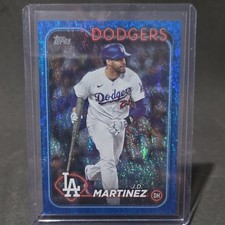 Topps 2024 Series 2 J.D. Martinez Los Angeles Dodgers Blue Holo Foil #492 /999