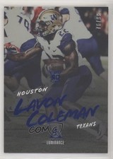 2018 Panini Luminance Rookie Blue Luminance 76/99 Lavon Coleman #160 fm0