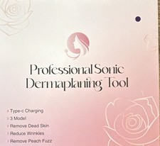 Professional Sonic Dermaplaning Tool Type-C C...