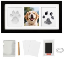 Paw Print Frame Kit for Dogs and Cat, Dog Paw Print Kit with Soft Paw Print C