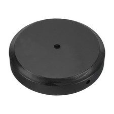 PATIKIL 6.25" x 1.2" Wooden Lamp Base, Round Solid Wooden Base Wood Desk Lamp...