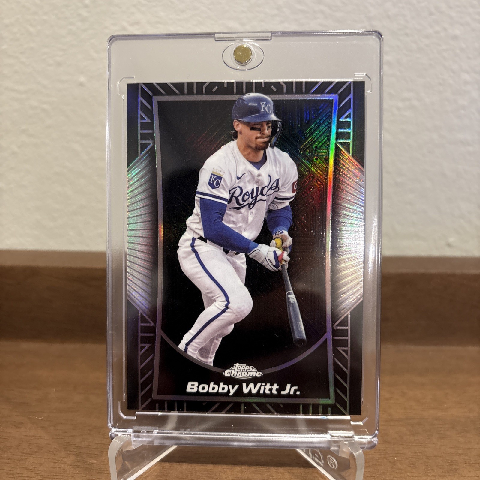2025 Topps Chrome Bobby Witt Jr Black Shadow Etch Case Hit SE-10