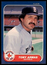 1986 Fleer Tony Armas Baseball Cards #339