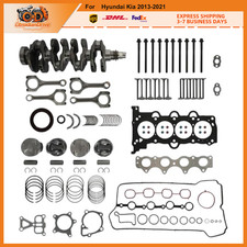G4fj 1.6 Engine Overhaul Rebuild Kit Crankshaft Bolts For Hyundai Kia 2013-2021