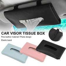 Car Sun Visor Tissue  Mask Holder Universal Interior Organizer Box