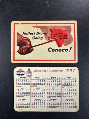 Standard Oil/Amoco and Conoco pocket calendars
