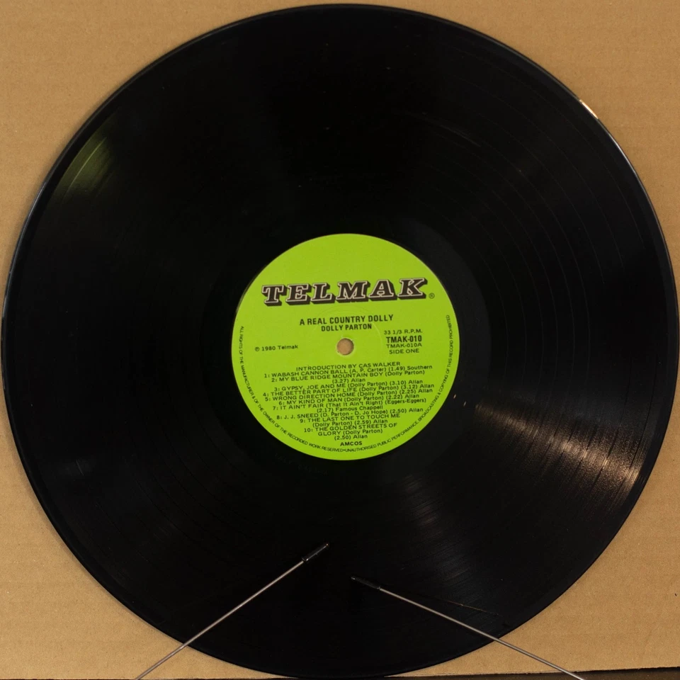 A REAL COUNTRY - DOLLY PARTON - Vinyl LP - Telmak- 1981 - VG FREE POSTAGE (2844) - Image 2 of 4
