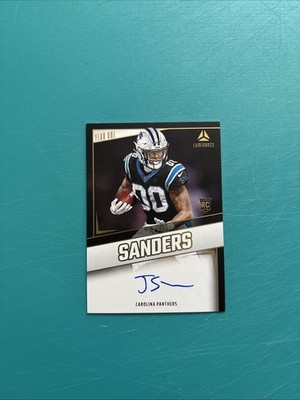 2024 Panini Luminance Year One Signatures Ja'Tavion Sanders #YOS-JSS (AU, RC)