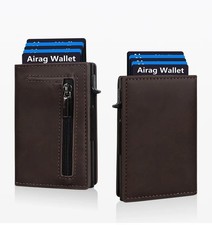 Image of Magnetic Credit Card Holder Luxury Men Wallet Rfid Blocking Pop Up Minimalist UK