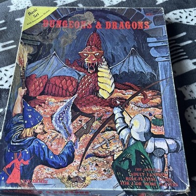 Dungeons And Dragons Basic Set von TSR. 1979 UNVOLLSTÄNDIG - Bitte Lesen - Kostenloser Versand