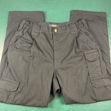5.11 Tactical Cargo Pants Mens 34x30 Black Pockets Workwear Outdoor Military
