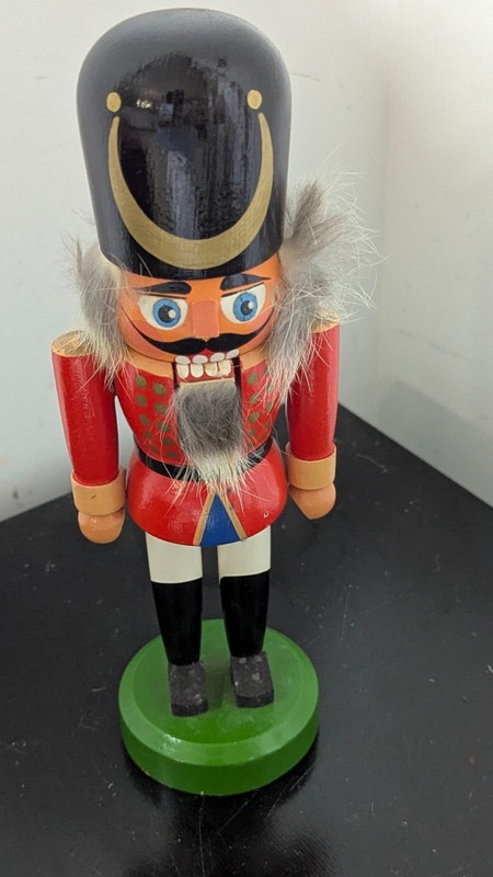 Rothenthal Nutcracker Vintage Soldier Made in GDP 9" Tall