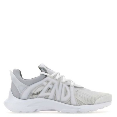 Fendi Tag Technical Mesh Running Sneakers, Brand Size 7 ( US Size 8 )