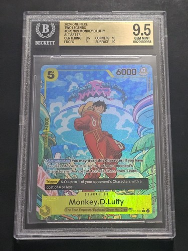 Monkey.D.Luffy (Treasure Rare) graded BGS 9.5 for sale on eBay