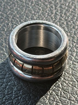 Authentic Custom BVLGARI B.zero1 Ring Two-Tone Rare Unique Design