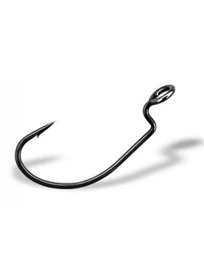Gurza Worm 101 LE Haken mit Ring Offset Jig Rig Drop Shot 6 Stk