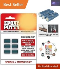 Solvent-Free Mouldable Epoxy Putty - Fast Repairs for Wood, Metal, Plastic