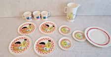 Vintage Sesame Street Pretend Kitchen Dishes Toy Lot Bundle