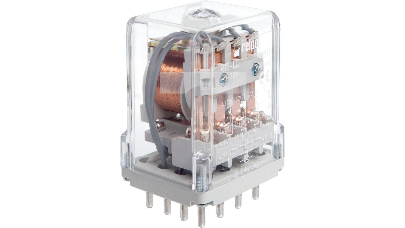 4P AgNi 3A / 120V AC 48VAC R15-2014-23-3048-K 864035 Industrial Relay /T2UK