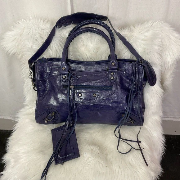 Bolso Bandolera Heimstone Para Mujer Púrpura Dos Vías de Hombro con Tarjetero Foto 3 de 4