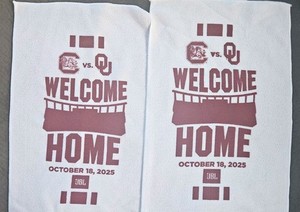 2 USC Gamecocks Football Sandstorm Towel(s) USC Vs. Oklahoma University 10.18.25