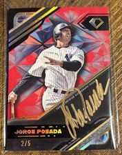 Topps 2025 Diamond Icons Black Polychromatink RED Gold Ink Jorge Posada /5