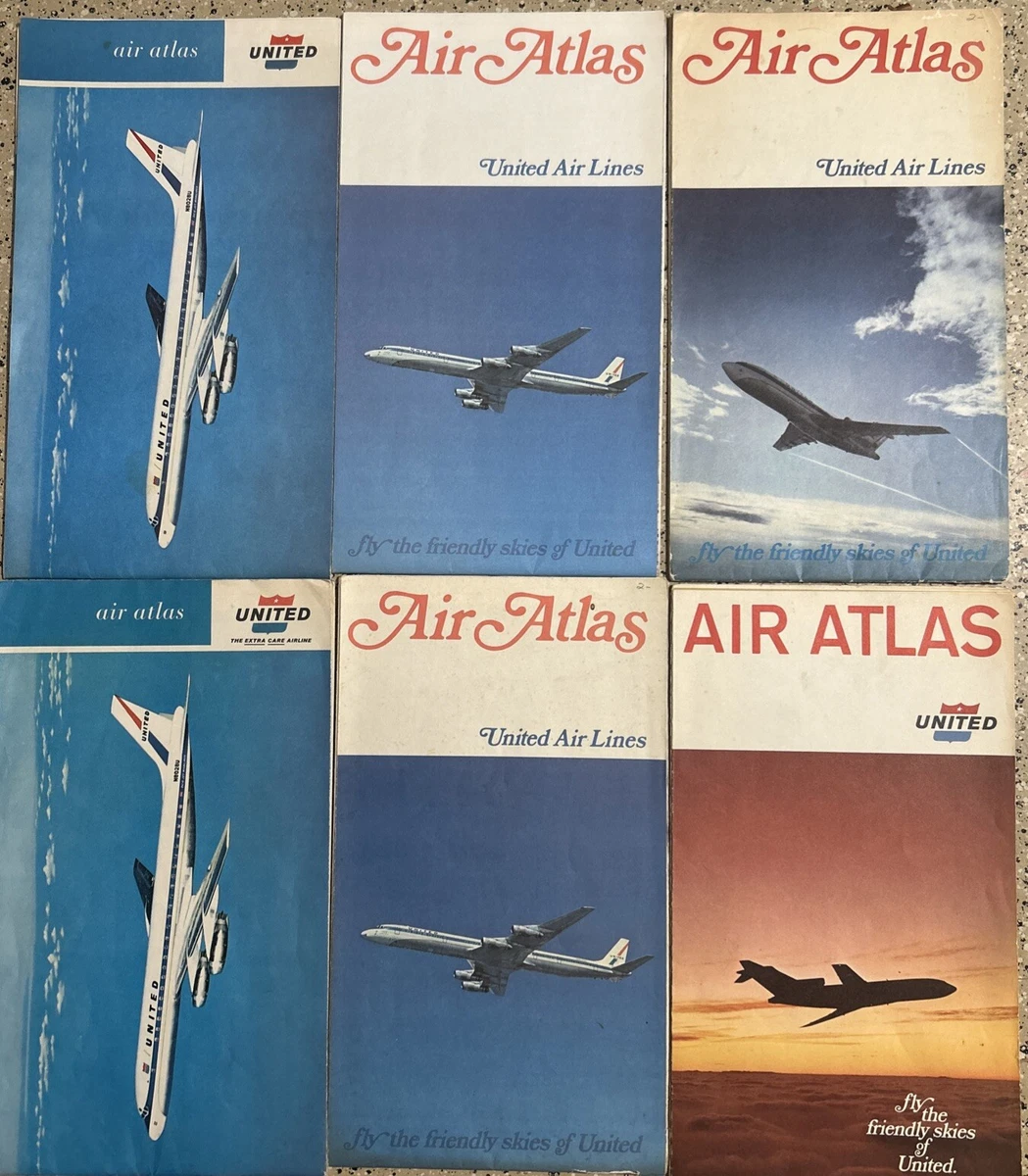 Map United Airlines Collectibles for sale | eBay