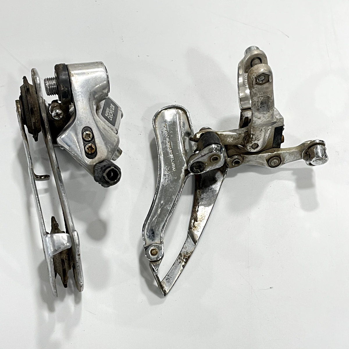Vintage Shimano Deore DX Front Rear Derailleur Set FD RD-M650 Long