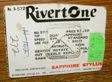 Stereo PHONOGRAPH Needle R-572 for BSR ST8 - ST10 EV2424 5213DS N162 272-SS77