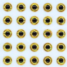 3D-Holographic Fishing Lure Eyes for Tackle Craft  4MM, 5MM, 6MM, 7MM, 8MM