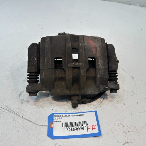 HONDA PILOT 2016-2022 Ridgeline FRONT RIGHT PASSENGER SIDE BRAKE CALIPER OEM - Picture 13 of 15