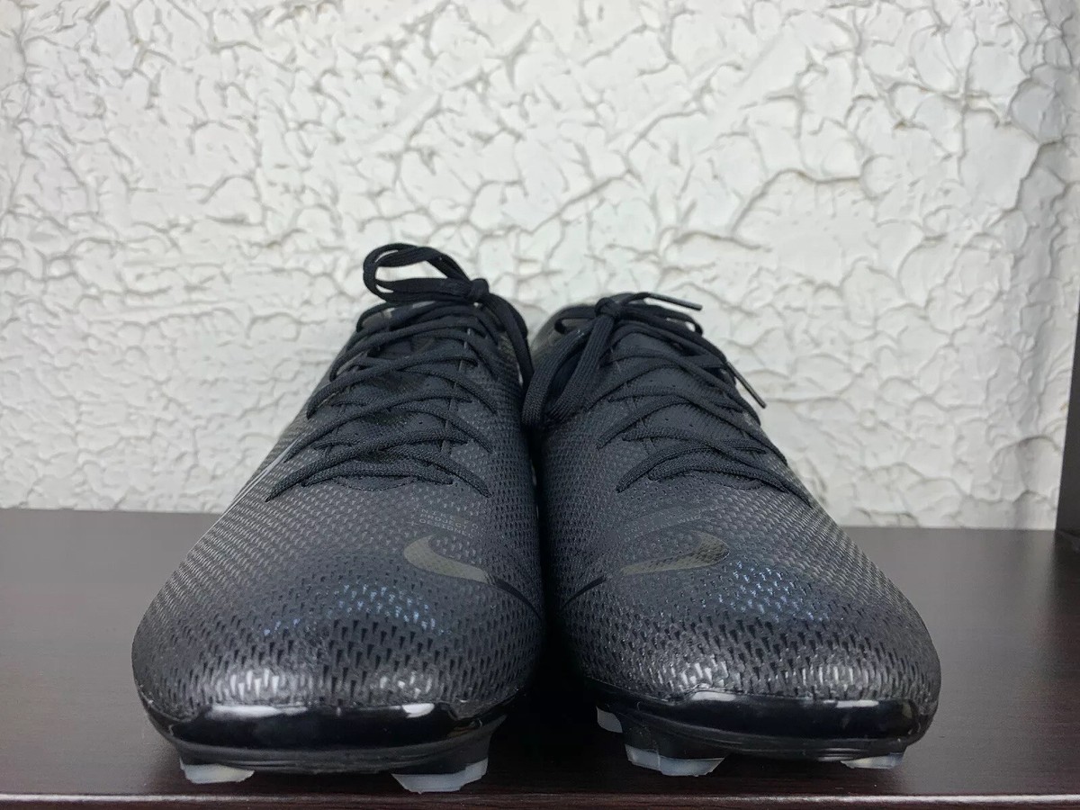 Nike Mercurial Vapor 13 Academy MG Soccer Cleats Black Silver AT5269-010 Size 12 ?Nike Mercurial Vapor 13 Academy MG Black-Silver AT5269-001  main image 3