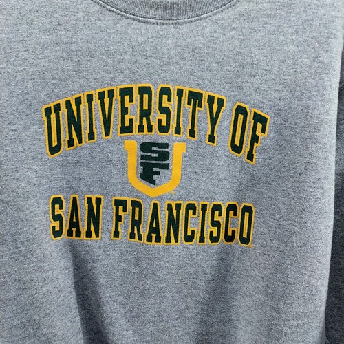 Boys Youth champion sweater youth L university gray crew neck pullover fleece - Picture 3 of 9