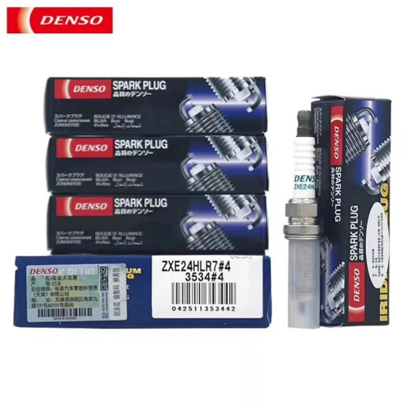 ・ 　合計4デック 6PCS DENSO ZXE24HLR7 3534 Iridium Platinum Spark Plug For