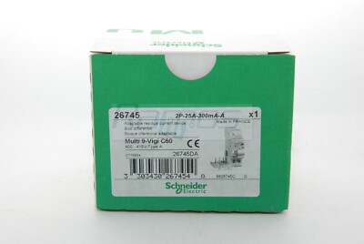 MULTI9 VIGI C60 26745 Schneider Differenzialblock VIGI C60 2P 4 Stück Manuell