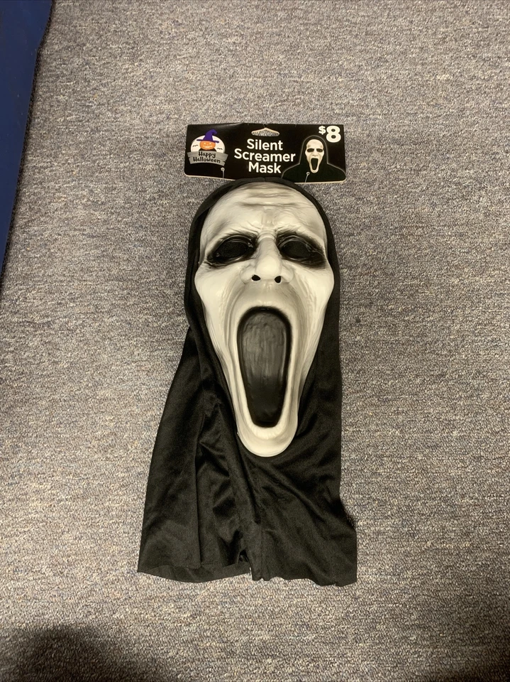 Fun World Silent Screamer Ghost Face PVC Character Costume Mask Scream Ghostface - Image 2 of 4